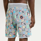 Bermuda Terry Cutoff Print - Jeffrey - Mixte