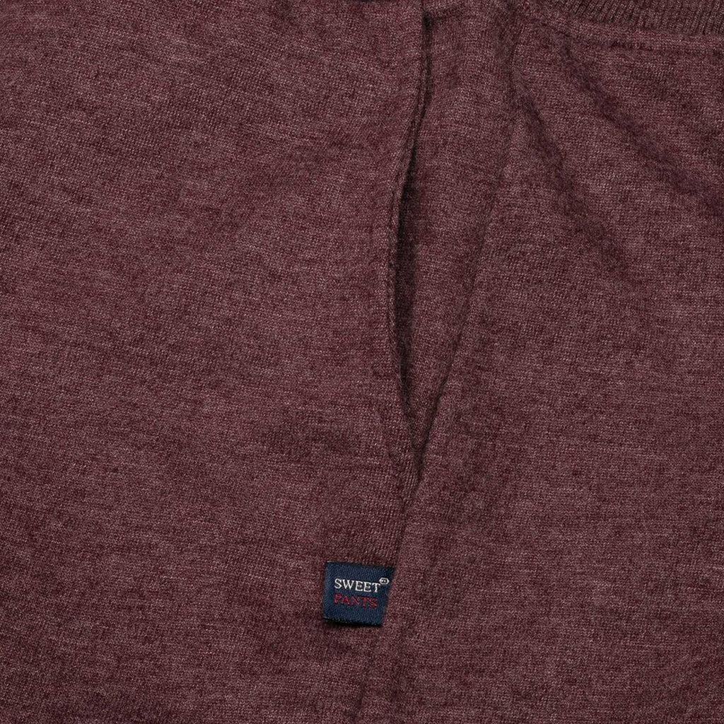 Pantalon Terry Loose - Bordeaux Marl - Mixte