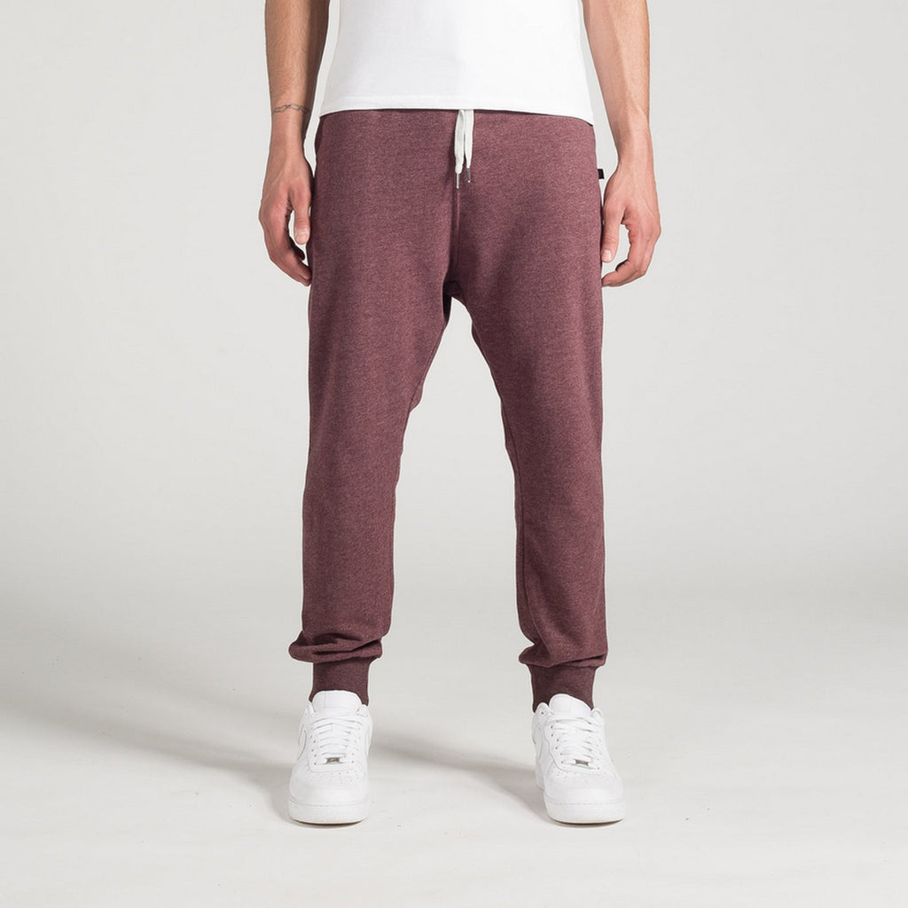 Pantalon Terry Loose - Bordeaux Marl - Mixte