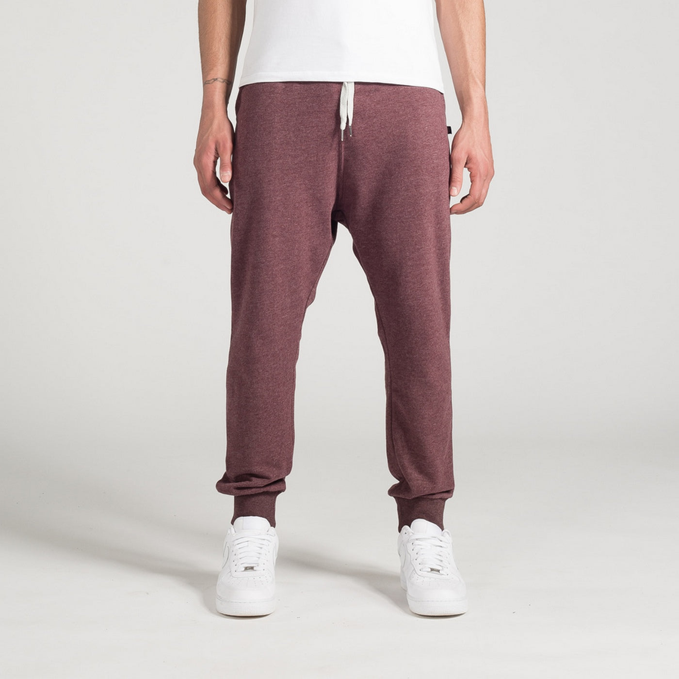 Pantalon Terry Loose - Bordeaux Marl - Mixte
