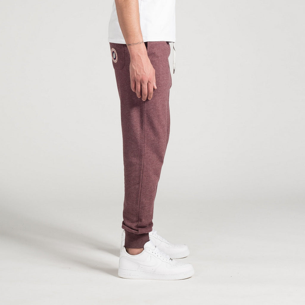 Pantalon Terry Loose - Bordeaux Marl - Mixte