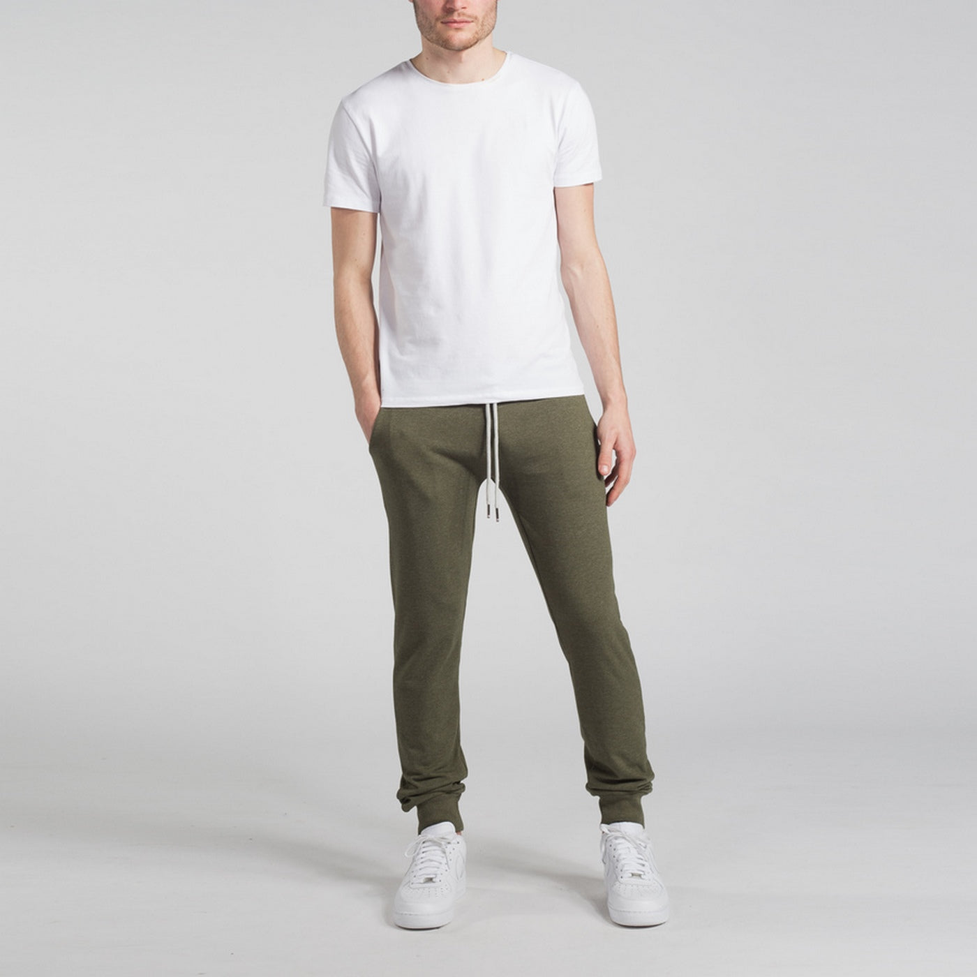 Pantalon Terry Slim - Army Marl - Mixte
