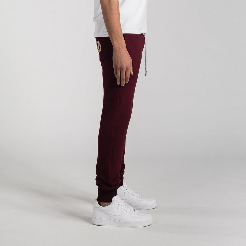 Pantalon Terry Slim - Bordeaux - Mixte