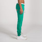 Pantalon Terry Slim - Laser Green - Mixte