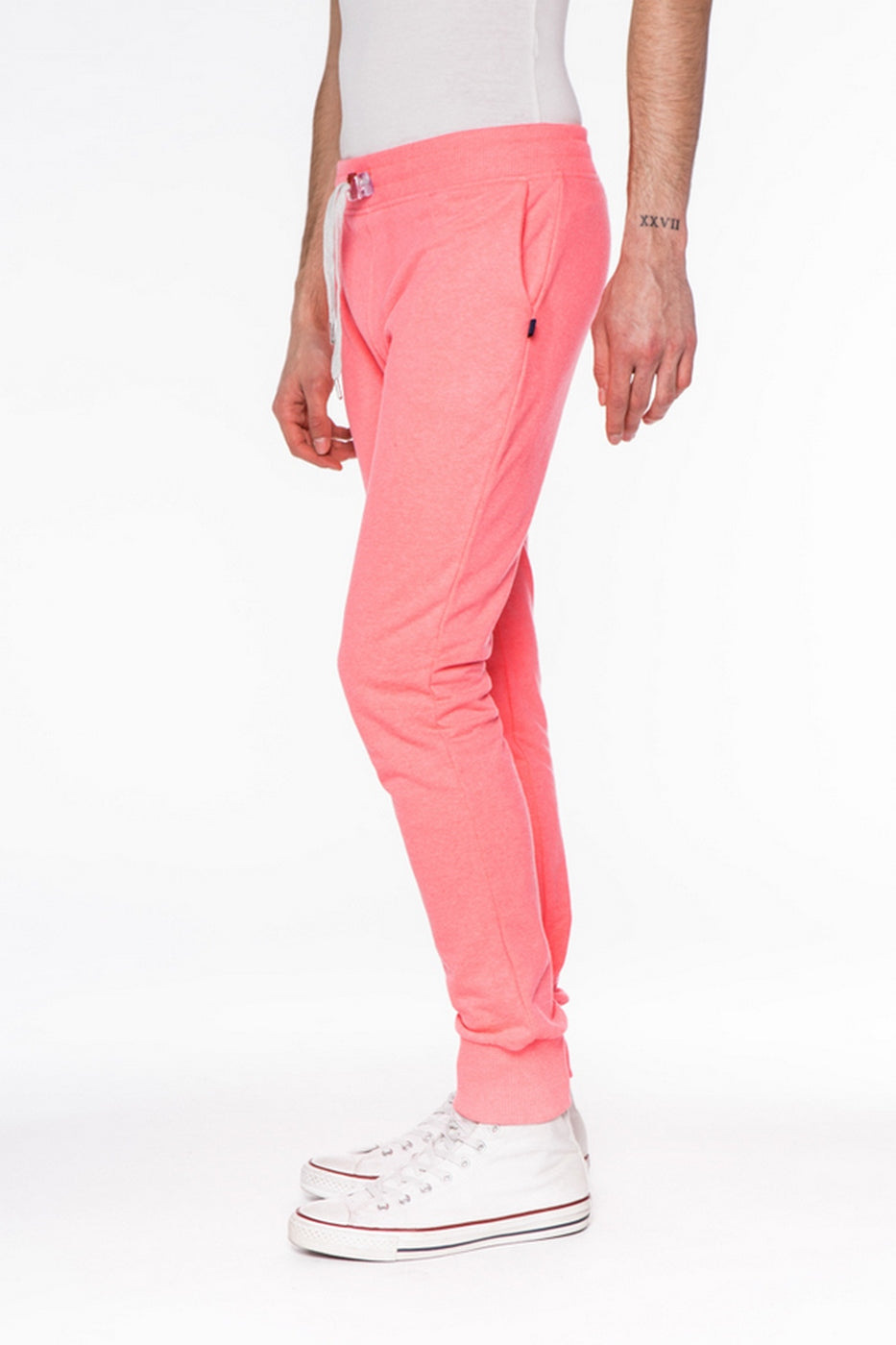 Pantalon Terry Slim - Neon Pink - Mixte