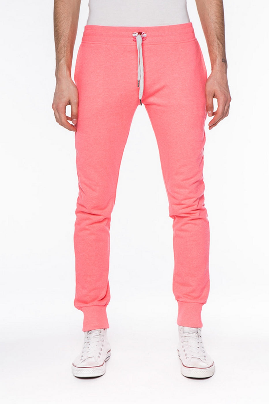 Pantalon Terry Slim - Neon Pink - Mixte