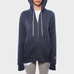 Sweat Terry Zip Up - Navy Marl - Mixte
