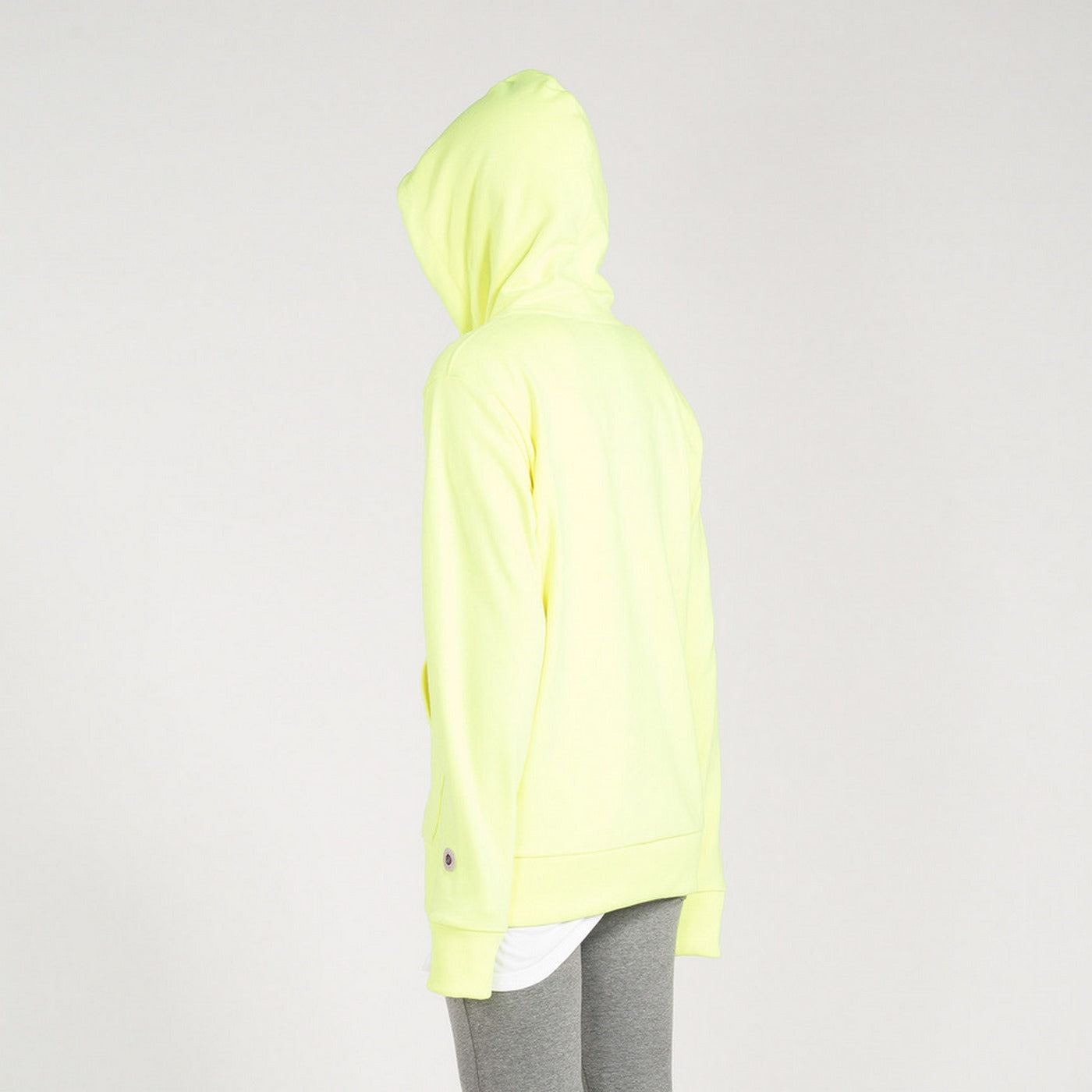 Sweat Terry Zip Up - Neon Yellow - Mixte