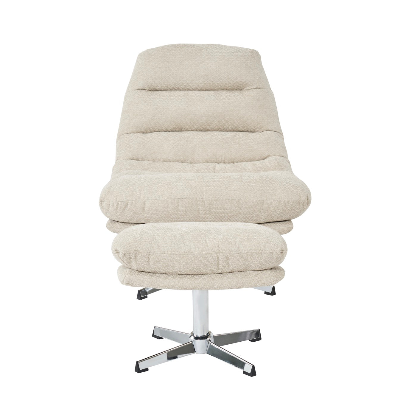 Themis - Fauteuil Rotatif 1 Place - Tissu Blanc