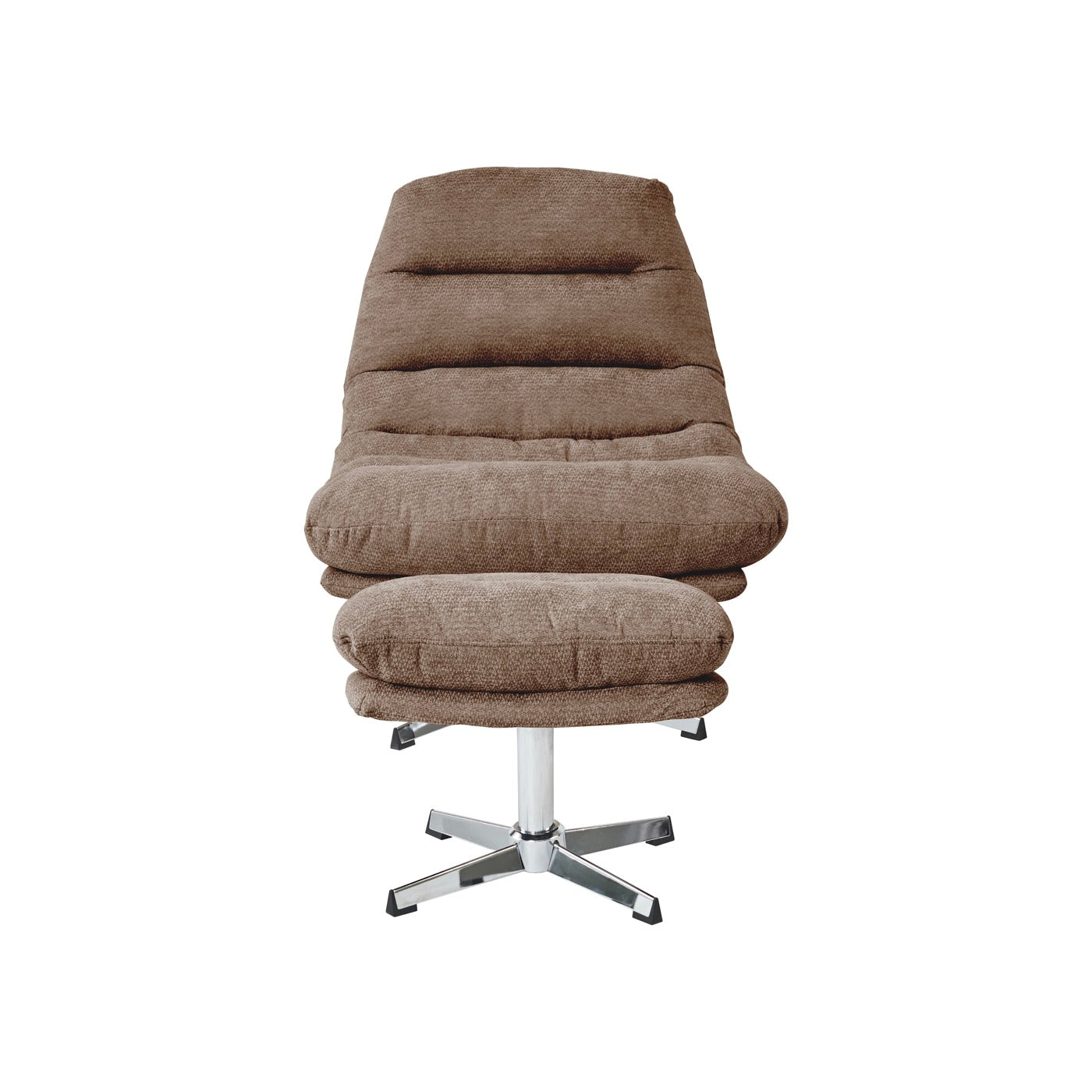 Themis - Fauteuil Rotatif 1 Place - Tissu Marron