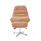 Themis - Fauteuil Rotatif 1 Place - Tissu Terracotta