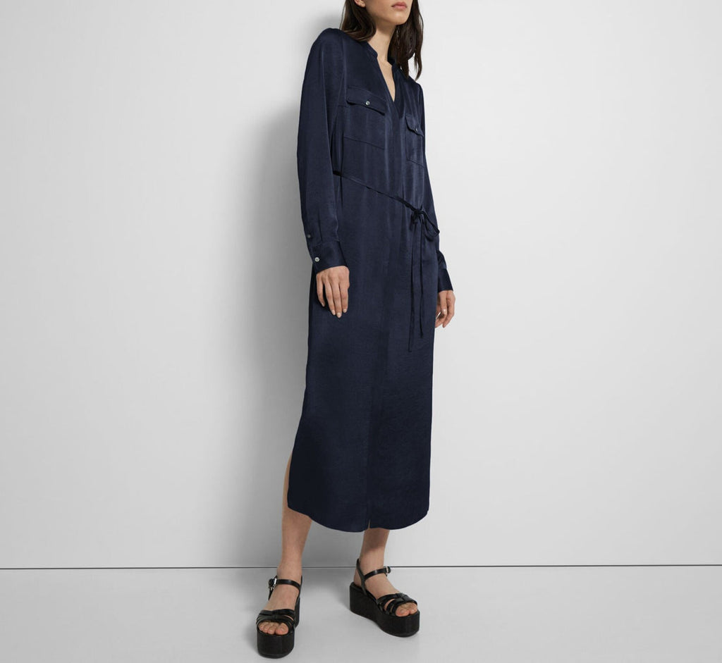 Theory NYC - Dresses - Ls Utl Shirtdr - Deep Navy