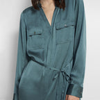 Theory NYC - Dresses - Ls Utl Shirtdr - Deep Navy