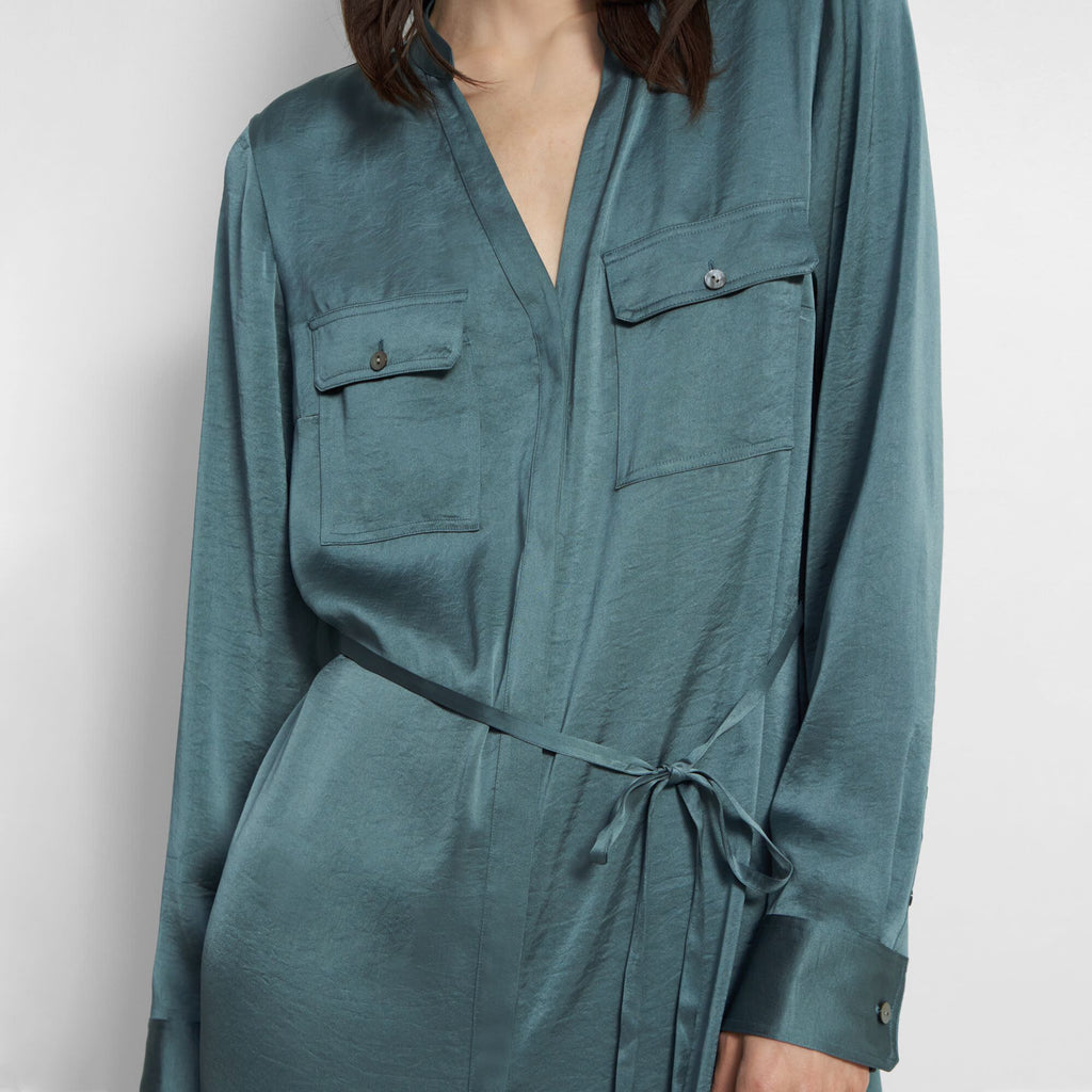 Theory NYC - Dresses - Ls Utl Shirtdr - Deep Navy