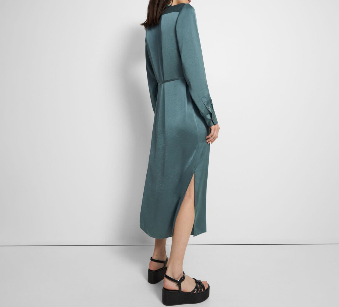 Theory NYC - Dresses - Ls Utl Shirtdr - Deep Navy