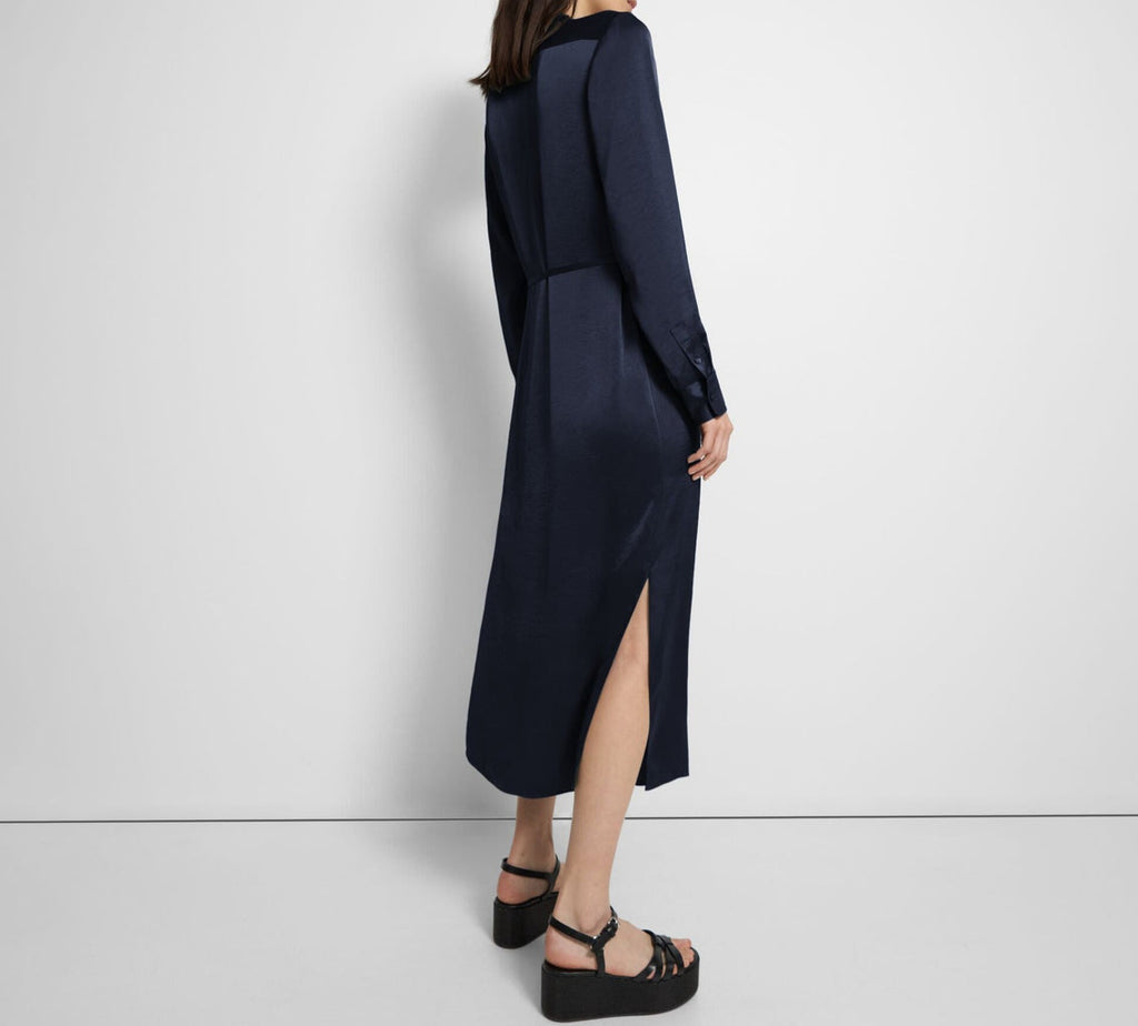 Theory NYC - Dresses - Ls Utl Shirtdr - Deep Navy