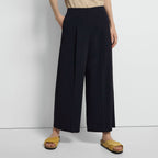 Theory NYC - Pants - Wide Plt Pant B - Deep Navy