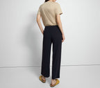 Theory NYC - Pants - Wide Plt Pant B - Deep Navy