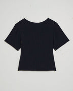 Theory NYC - Woven - Ss Butterfly Top - Deep Navy