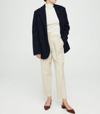 Theory NYC - Cut & Sew Knit - Faux Fur Boy Jkt - Navy