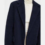 Theory NYC - Cut & Sew Knit - Faux Fur Boy Jkt - Navy