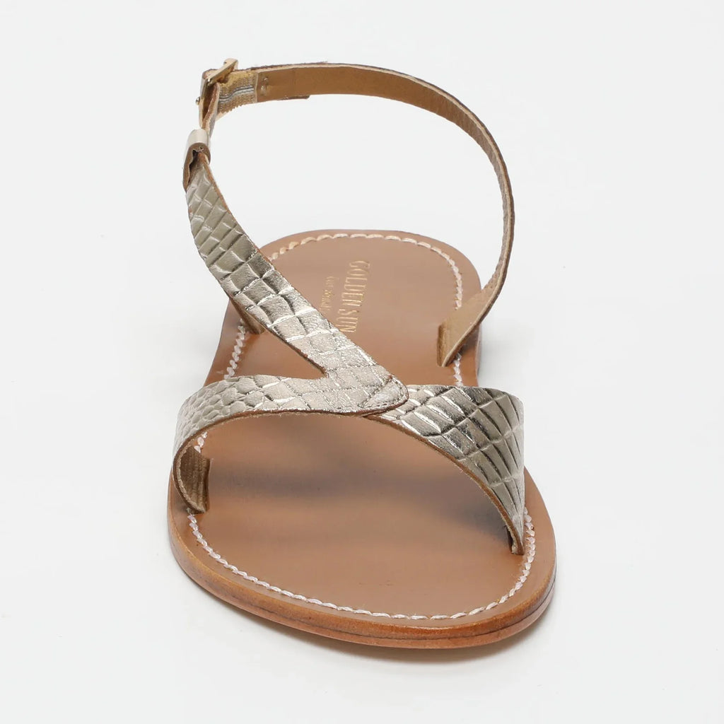 Sandales Timo - Or Croco Clair