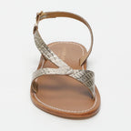 Sandales Timo - Or Croco Clair