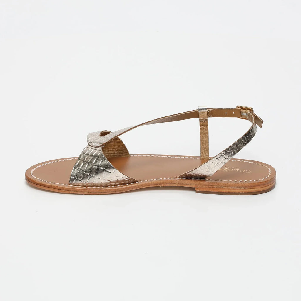 Sandales Timo - Or Croco Clair