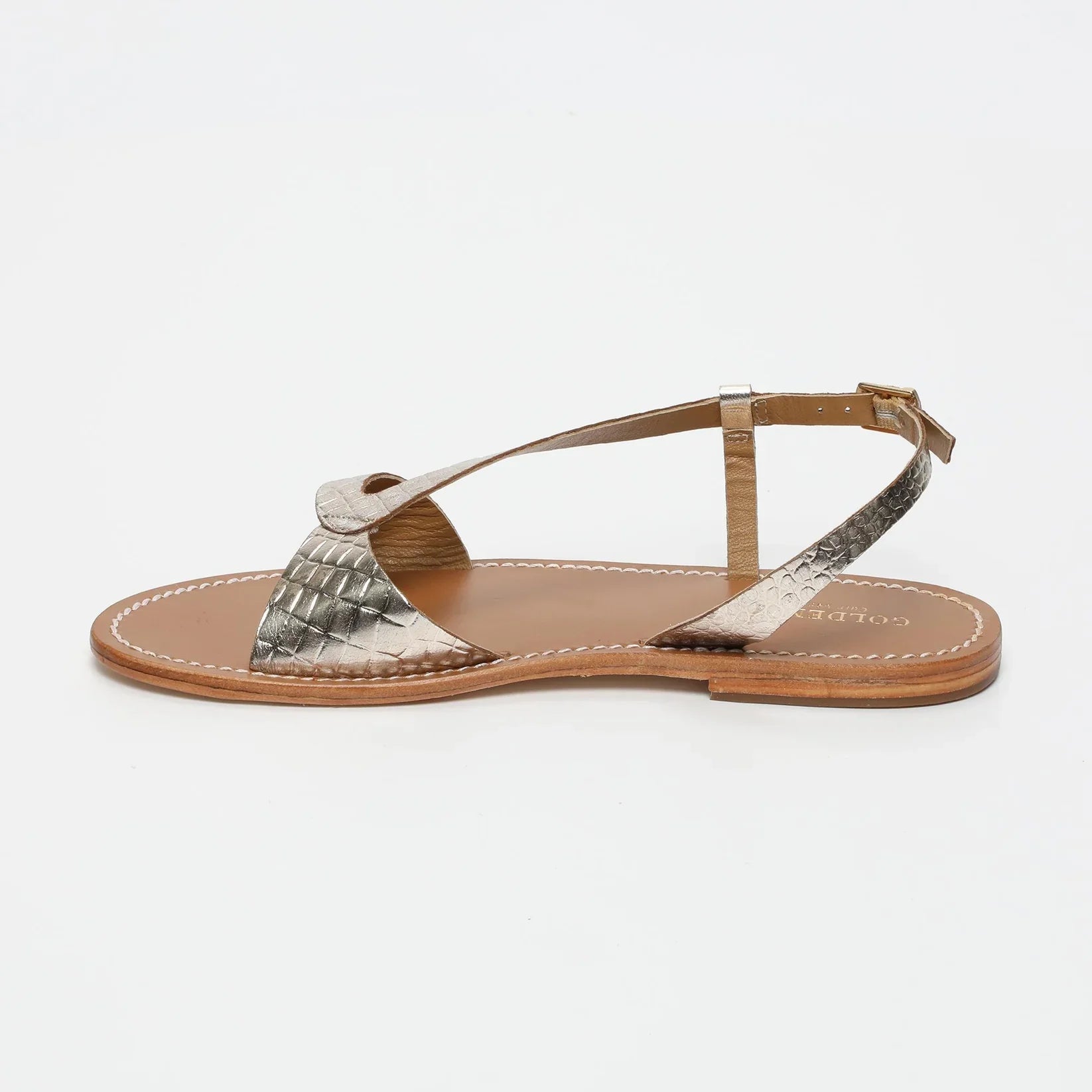 Sandales Timo - Or Croco Clair