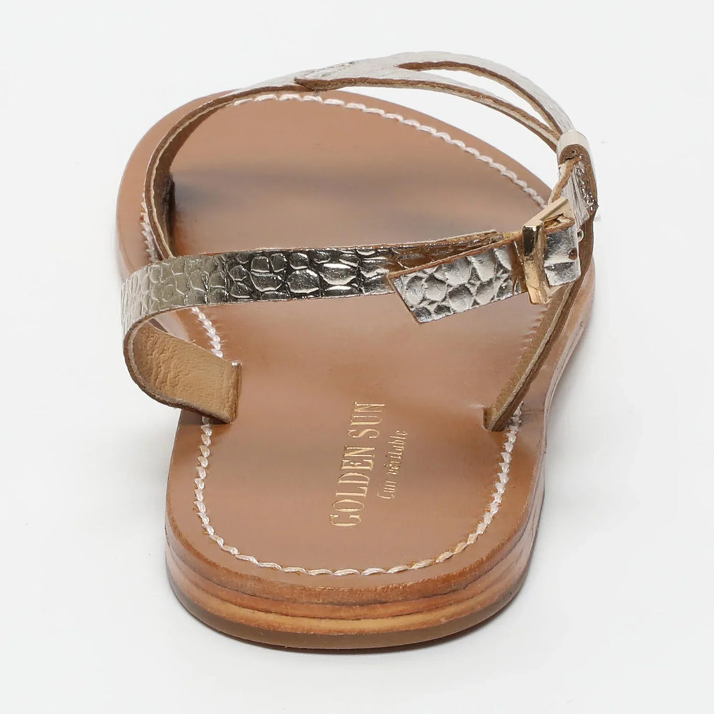 Sandales Timo - Or Croco Clair