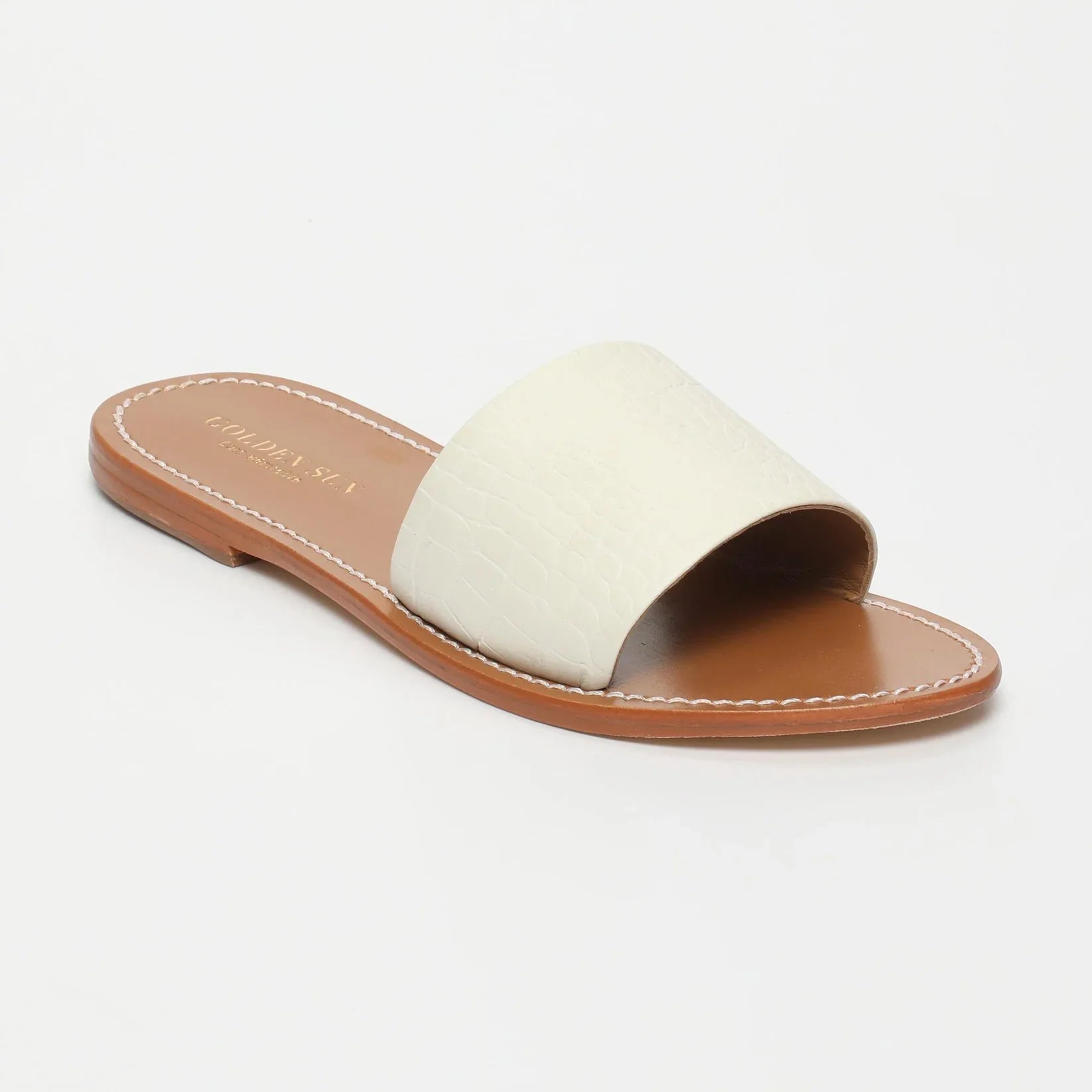 Mules Timpoochee - Croco Blanc