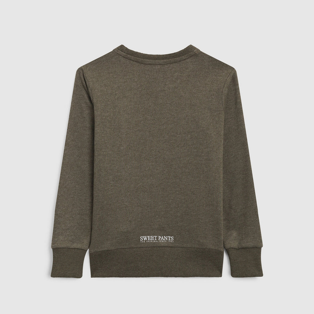 Sweat Tkid Classic Crew - Army Marl - Enfant
