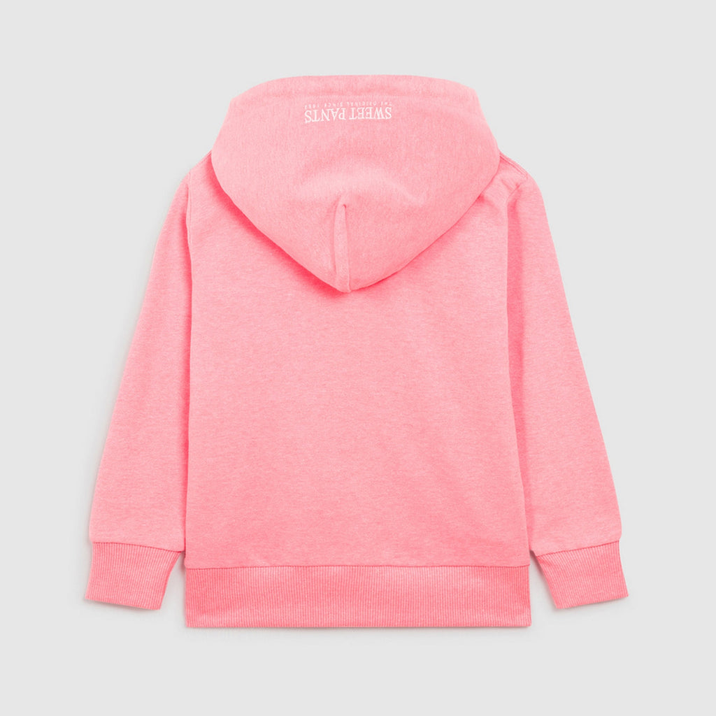 Sweat Tkid Zip Up - Neon Pink - Enfant Mixte