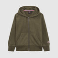 Sweat Zipe Capuche - Army Marl - Enfant