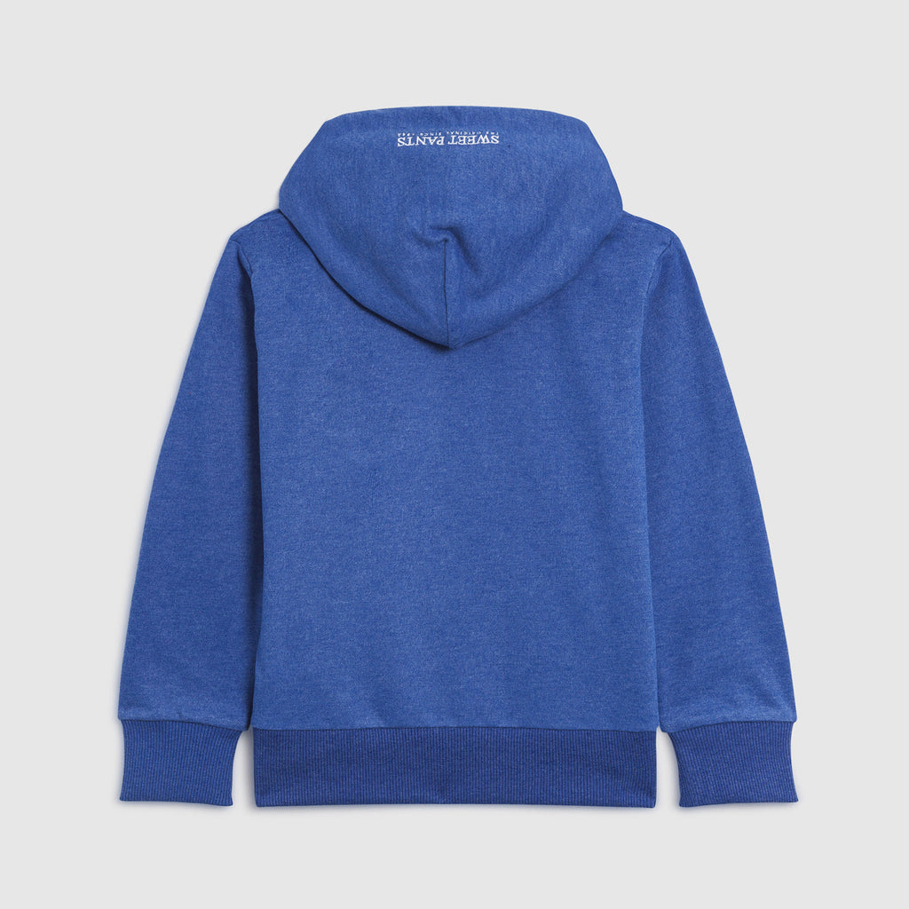 Sweat Zipe Capuche - Bleu Supreme Marl - Enfant
