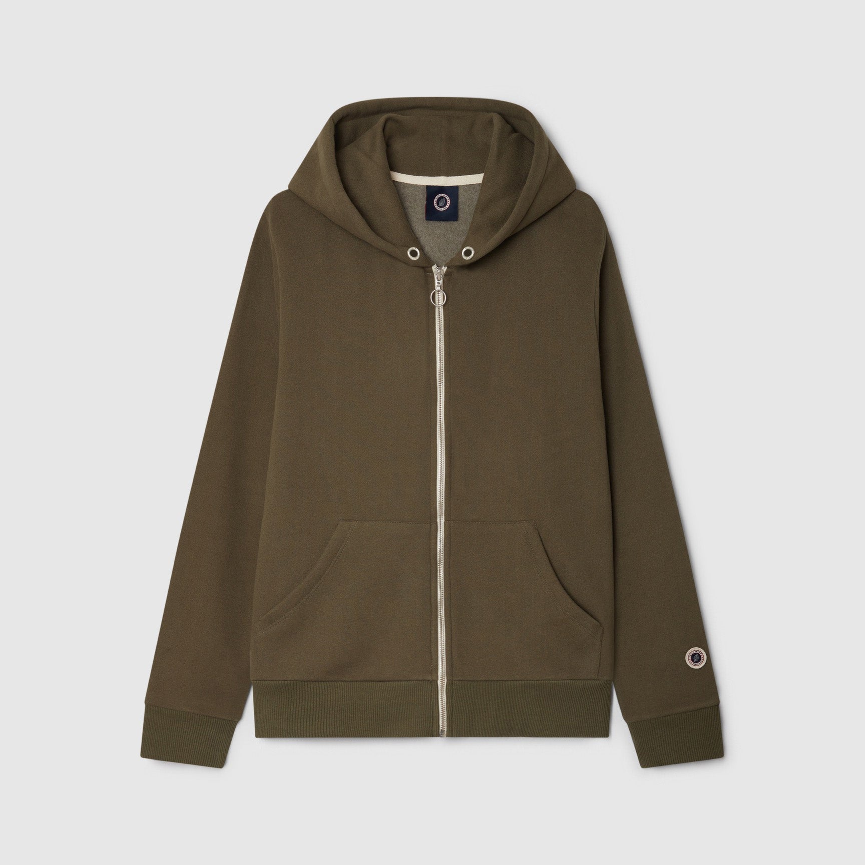 Sweat Zip Capuche - Kaki - Enfant