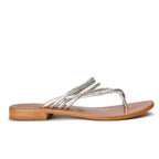 Couleur Pourpre - Sandales Todas - Argent