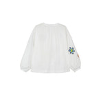 Top Printed V-Neck Smock
