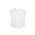 Blouse Neon-Topstitched Organic-Cotton