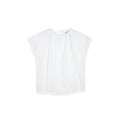 Blouse Neon-Topstitched Organic-Cotton