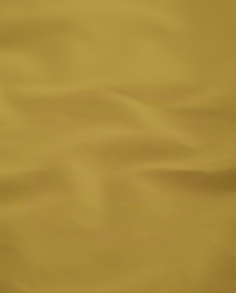 Paire De Taie D'Oreillers Percale De Coton - Finition Liseré - Vert Bronze Liseré Blanc