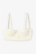 Top Corset Froissé Blanc