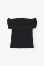 Top Gilda Maille Brillant Noir