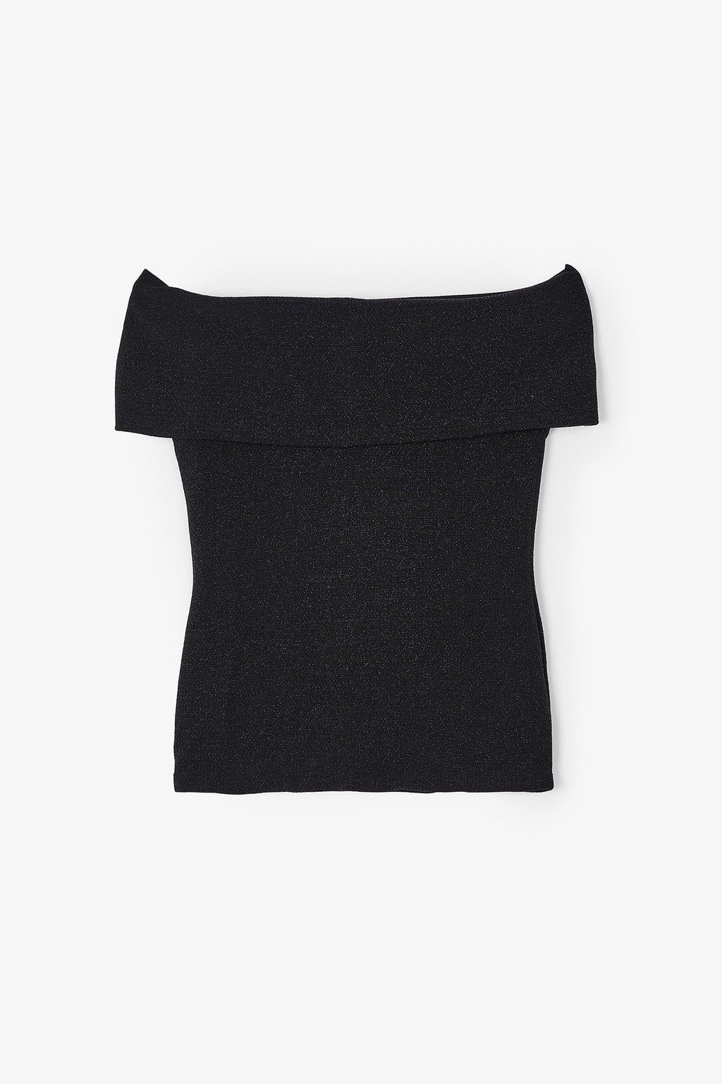 Top Gilda Maille Brillant Noir
