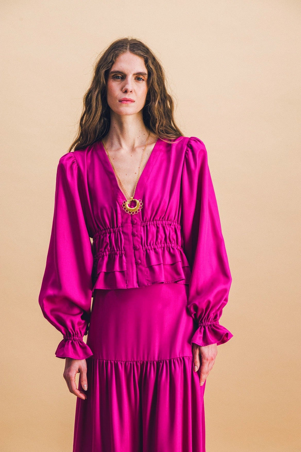 Blouse Isabel Cyclamen
