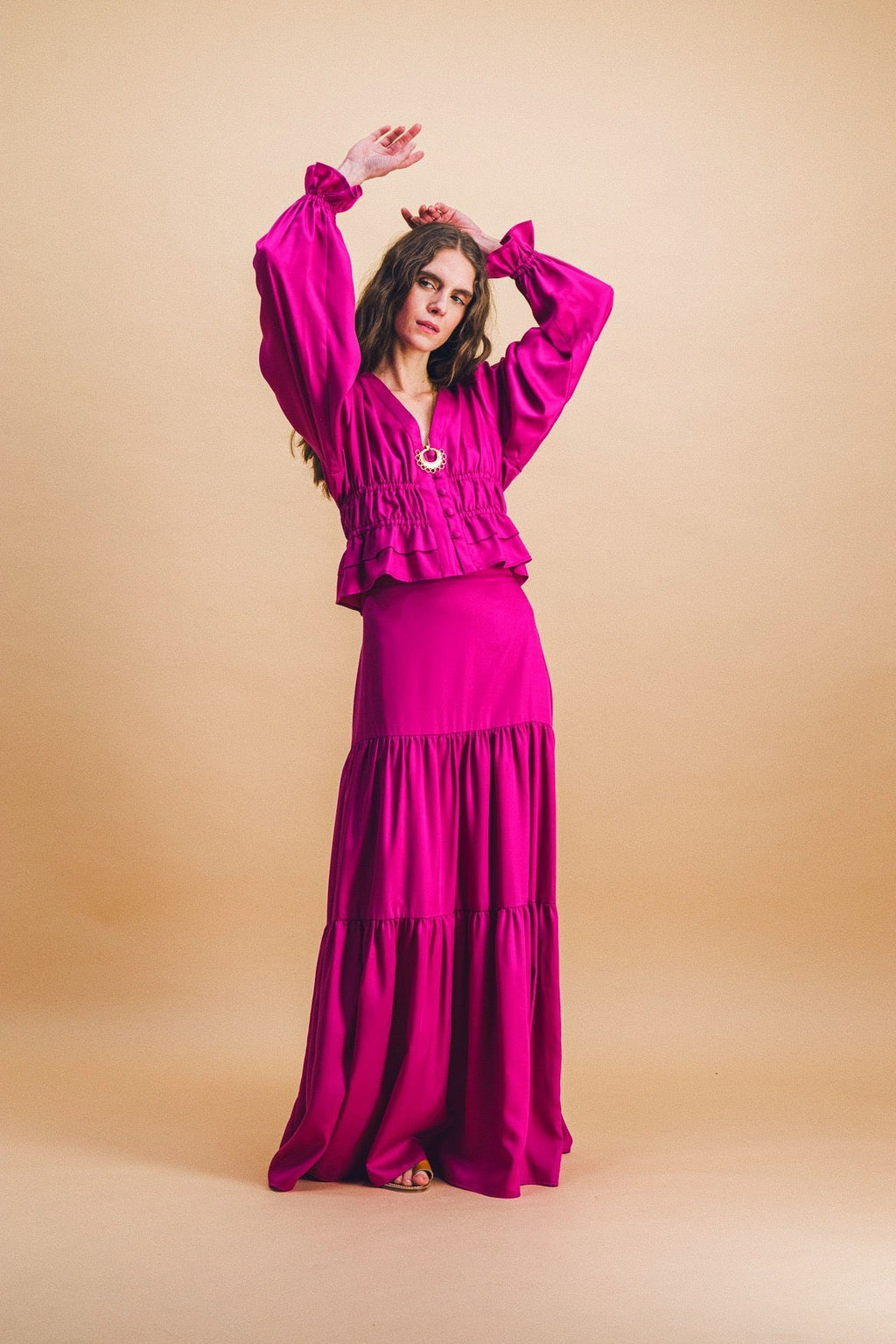 Blouse Isabel Cyclamen