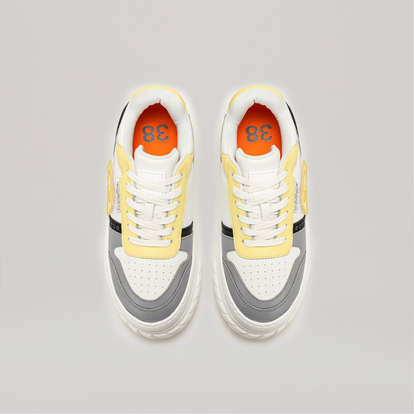 Sneakers Tyres Platform Basketball - Black/Yellow