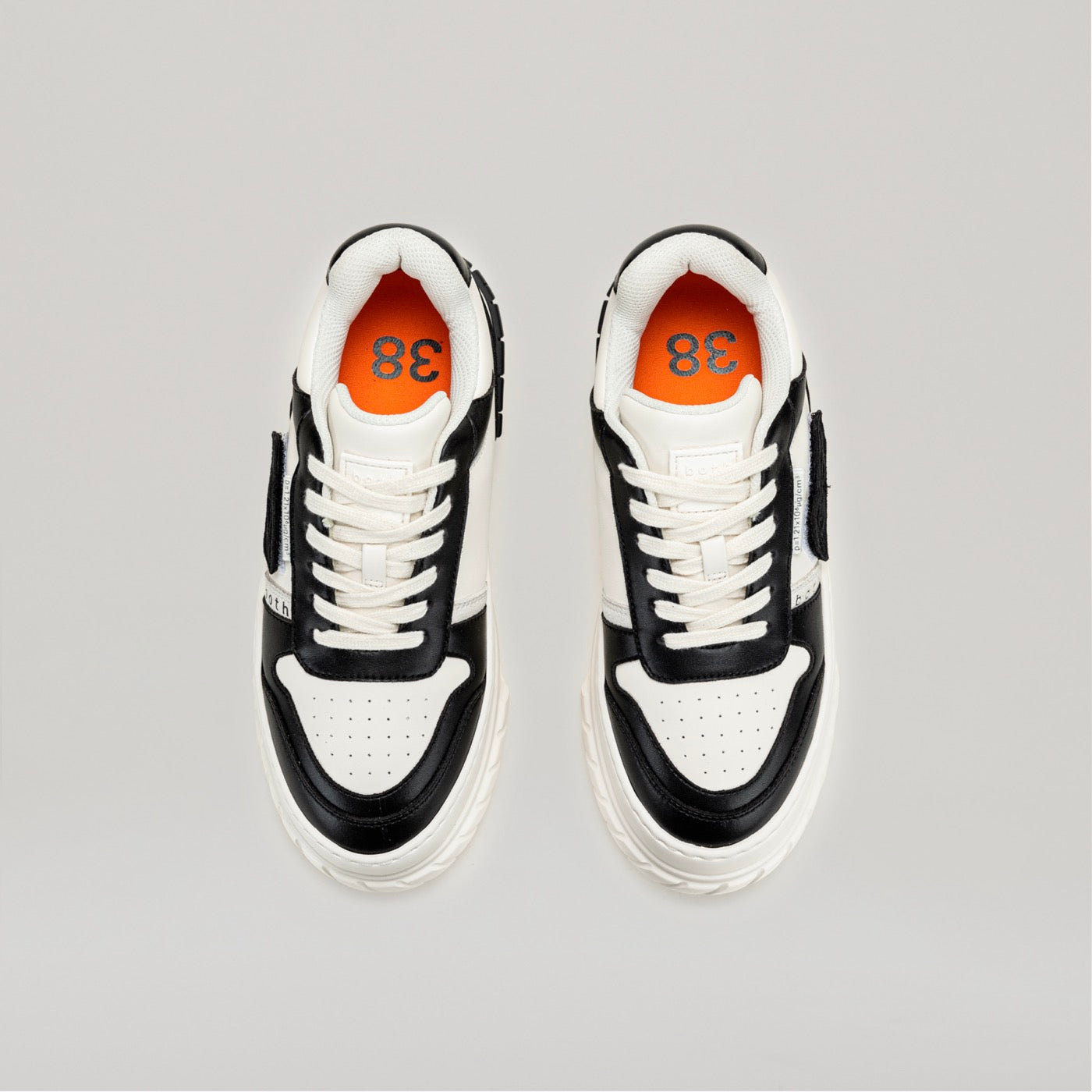 Sneakers Tyres Platform Basketball - White/Black