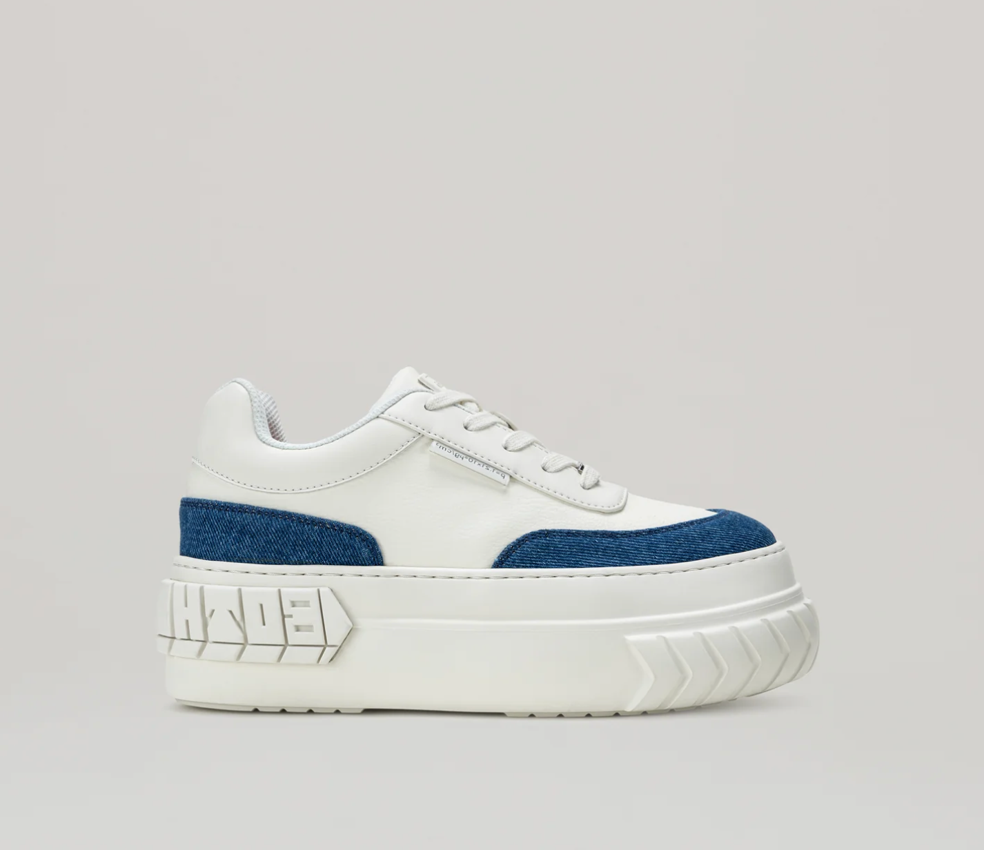 Sneakers Tyres Platform - White/Denim