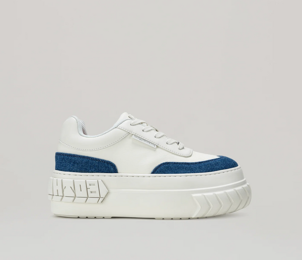 Sneakers Tyres Platform - White/Denim